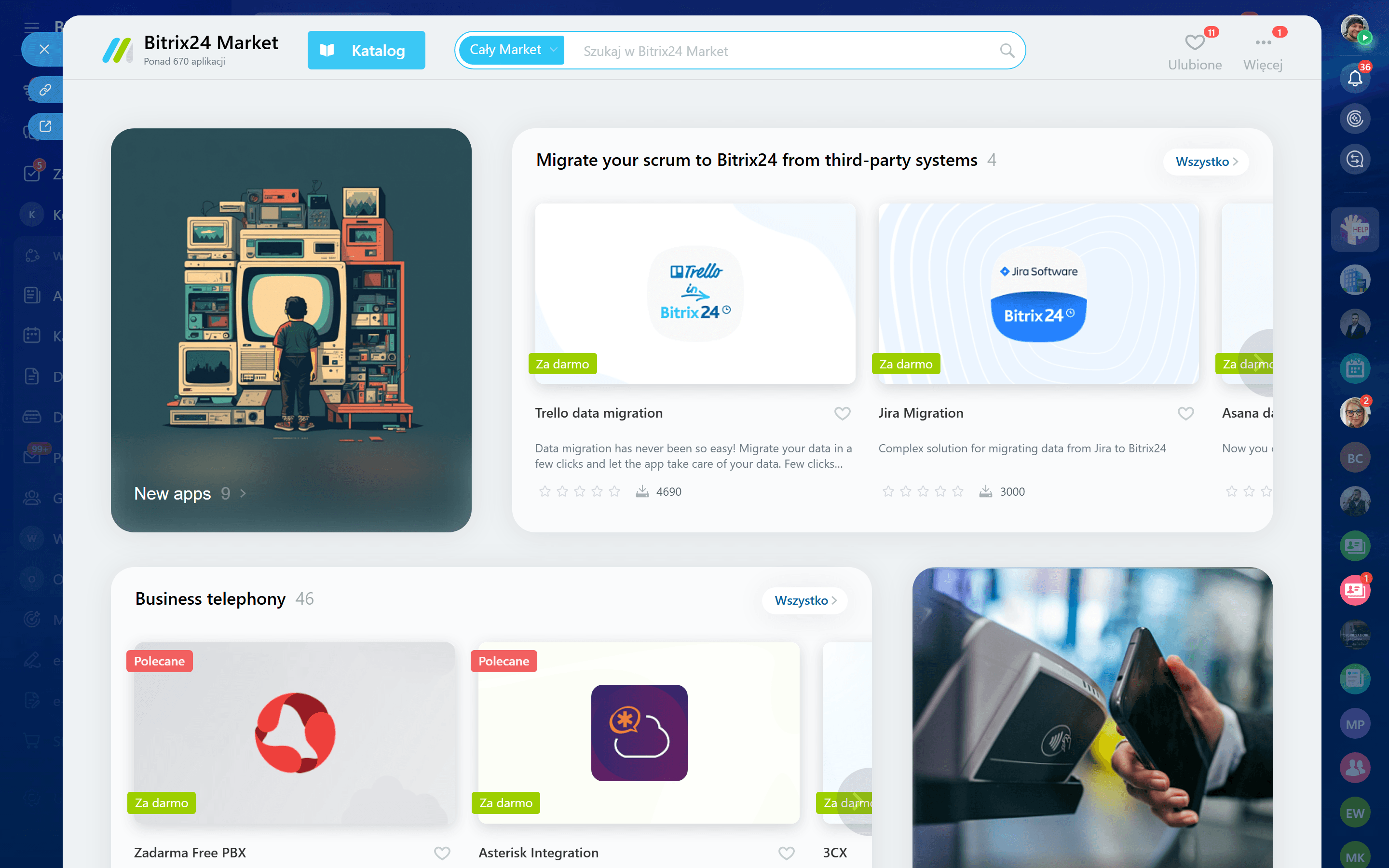Installer SIMtrix dans Bitrix24